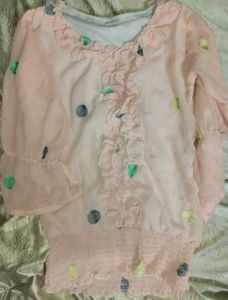Cute Polka Dot Blouse