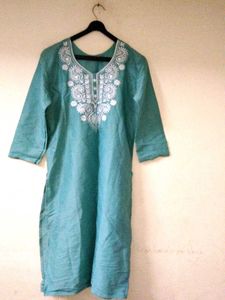 Turquoise Indian Kurta