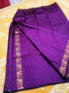 New Copper Zari Banarasi Karan Silk With Bp
