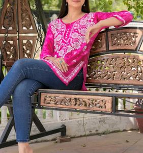 Embroidery Short Kurti
