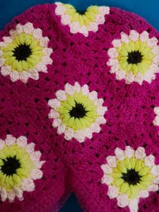 Crochet Floral Granny Square Project