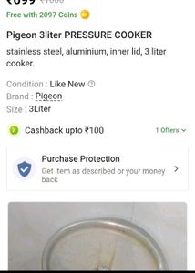Pigeon 3Liter Cooker