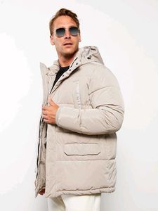 Beige Puffer Jacket