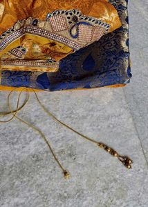Blue Banarasi Silk Saree