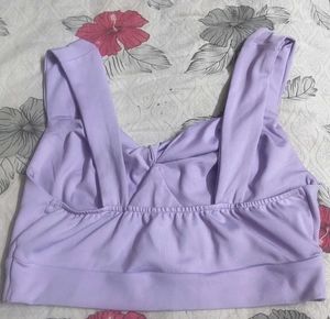 Cute Lilac Crop Top