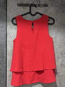 Vero Moda Tomato Red Peplum Top 🍅