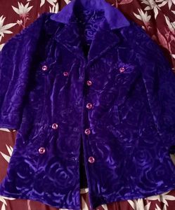 Purple Velvet Coat