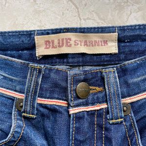 Distressed Wash Jeans