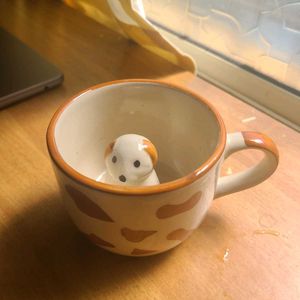 Cute dog ceramic mug
