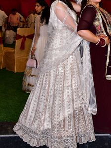 Heavy Lehnga With Backless Blouse And Dupatta.