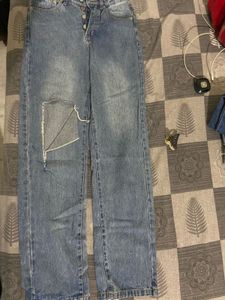 Ripped Denim Jeans