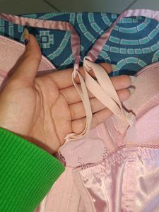 Pink &amp; Black Corset Top