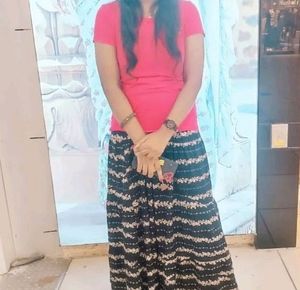 Pink Top And Skirt