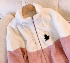 Cute Plush Heart Jacket