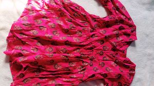 Pink Printed Top
