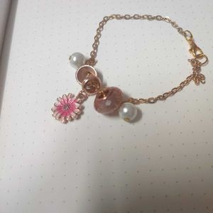 Floral Princess Charm Bracelet