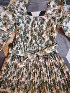 Women Pleated Dress