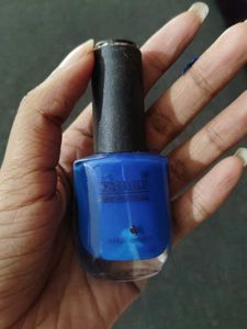 Shiny Blue Nail Polish
