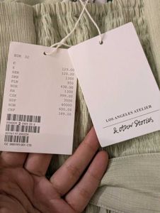 Sage Green Strapless Ruffled Tiered Midi Dress
