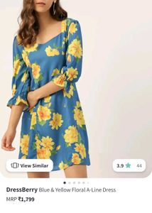 Pretty Floral Dress - Dressberry