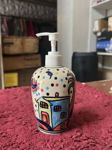 Hand-Painted Soap Dispenser