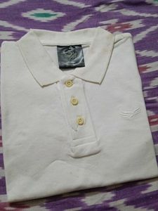 WHITE POLO SHIRT