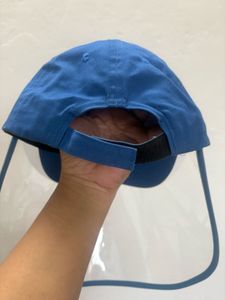 Blue Cap with Face Shield