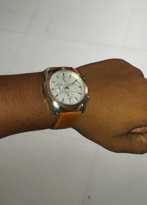 Classic Leather Band Watch