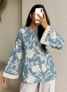 Floral Print Kurta
