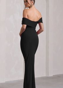 Off-Shoulder Bodycon Maxi Dress