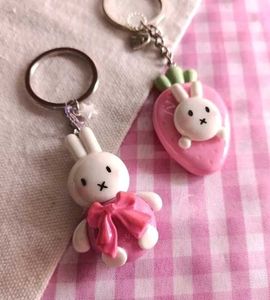 Miffy Pink 🩷 Theme Keychains