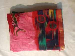 Elegant Pink Saree