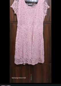 Pink Lace Dress