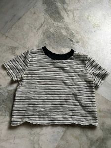 Forever21 Mesh Short Sleeve Top
