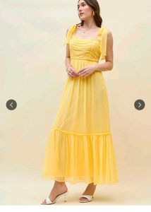 new Yellow Maxi Sundress