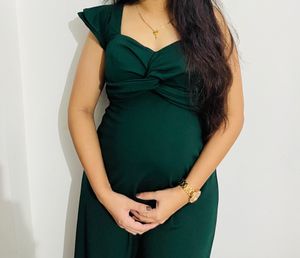 Elegant Emerald Green Maxi Dress