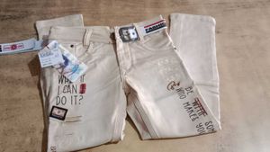 Stylish Kids Beige Jeans