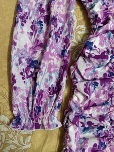 Berrylush Floral Mini Bodycon Dress