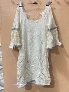 White Embroidered garara