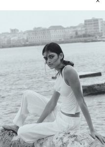 White Sleeveless Top