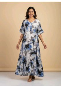 Floral Print Maxi Dress