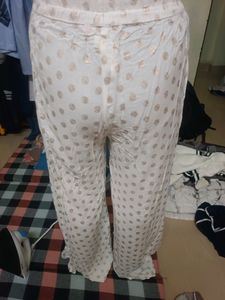White Palazzo For Ladies.