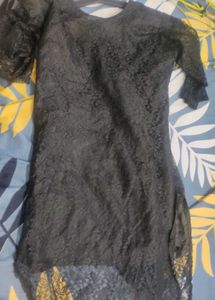 Net Black Kurti For Girls