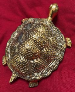 Vintage Style Turtle Figurine Use For Home Office