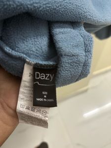 Light Blue Pullover Sweatshirt