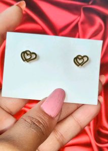 Heart Stud Earrings