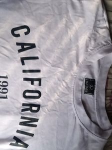 Crop White T Shirt