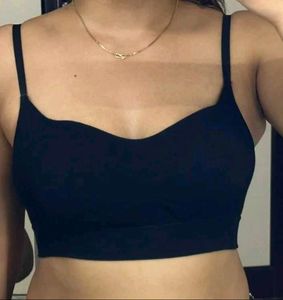 Comfy Black &amp; White Bralettes - Set of 2