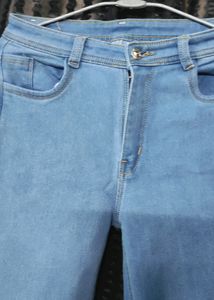 Blue Straight Jeans