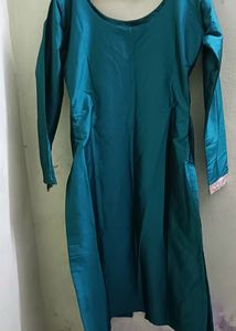 Pakistani Embroidery Party Wear Dark Sea Green Dress